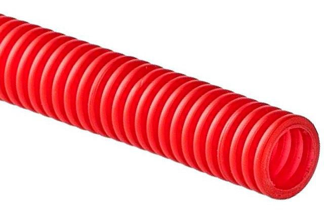 Труба гофрированная 32мм для МПТ, красная, 50м