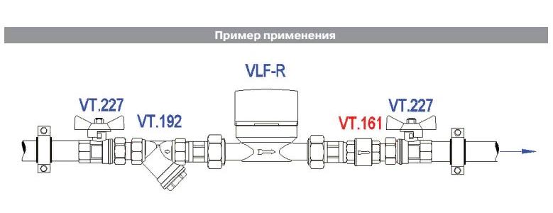 Клапан обратный Valtec 1" VT.161.N.06