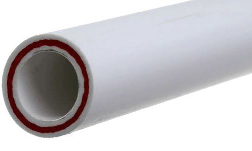 Труба полипропиленовая PRO AQUA RUBIS армированная SDR6 50мм*4м стекловолокно