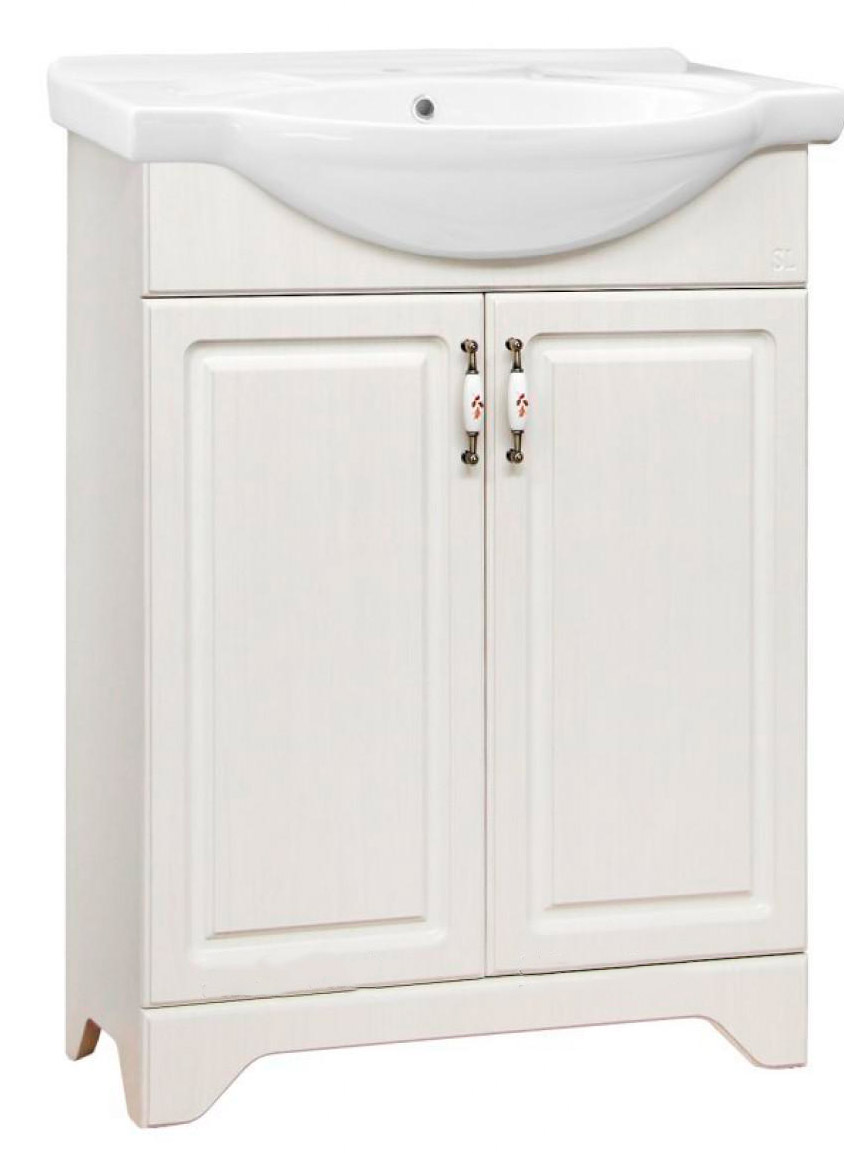 Купить тумба style line олеандр-2 60 рельеф пастель, умывальник элегия ...