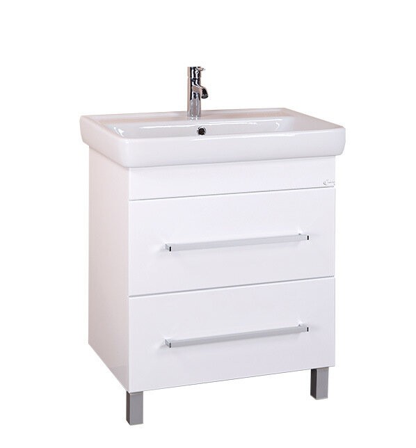 Купить тумба onika олимп 60.13 белая с раковиной santek тигода 60 по ...