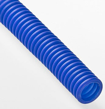 Труба гофрированная 50мм для МПТ, синяя, 30м