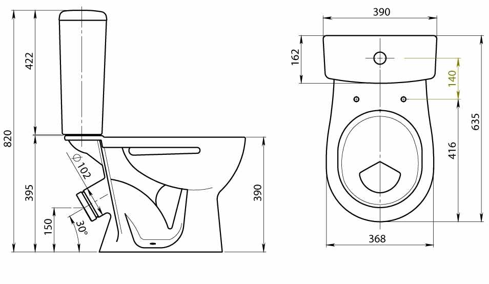 Унитаз-компакт SANTERI Орион (бежевый), РОССИЯ-купить по низкой цене в ...
