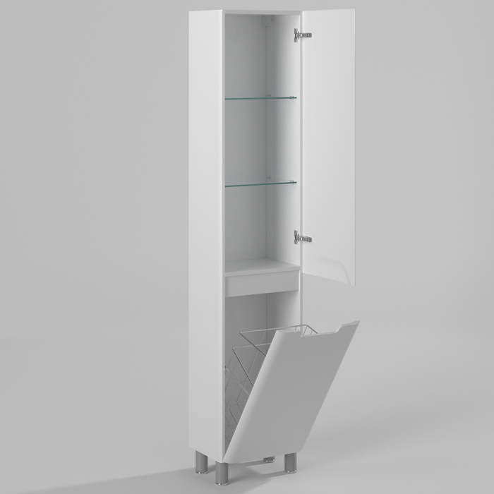 Пенал с корзиной для белья Briz Альби 40 правый – купить c доставкой по ...