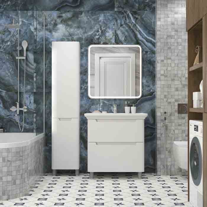 Пенал с корзиной для белья Briz Альби 40 правый – купить c доставкой по ...