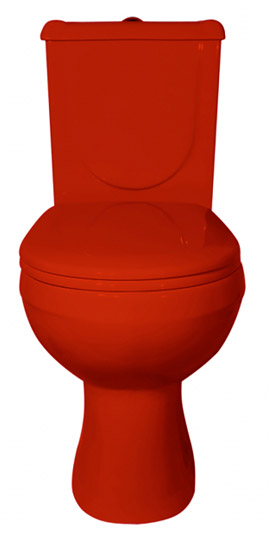 Унитаз - компакт \"Ирида\" красный - купить по низкой цене в СПБ с ...