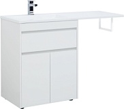 Тумба под раковину Aquanet Токио 68 белый (напольная, 1 ящик, 2 дверцы)