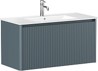 Тумба под раковину Allen Brau Gravity 100 1.370018.BGM синий матовый