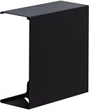 Полка Aquanet Магнум 25x25 черная матовая, квадрат