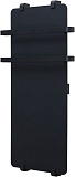 Полотенцесушитель электрический Allen Brau Infinity 140x44 с рейлингом 2.0 и креплением, черный матовый