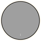 Зеркало Aquanet Контур D 1000 LED TX антипар, черный