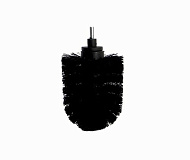 Щетка для унитаза Wasser Kraft запасная K-012