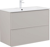 Тумба под раковину Aquanet Арт 90 бежевый