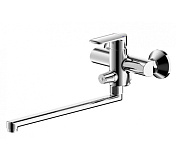 смеситель Bravat для ванны длинный излив Louise F6191183CP-01L-RUS