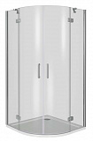Душевое ограждение BAS SATURN R-90-C-CH 90x90 прозрачное стекло