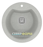 Мойка кварцевая Tolero R-108E (серый металлик)