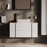 Тумба под раковину Allen Brau Reality 90 1.32006.WM белый матовый