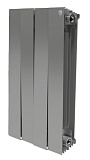 Биметаллический радиатор Royal Thermo PianoForte 500/Silver Satin, 4 секции