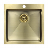 Кухонная мойка Seaman Eco Marino Gold Satin PVD SMB-5151S-Gold1.A