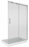 Душевое ограждение BAS PUERTA WTW-110-C-CH 110 прозрачное стекло
