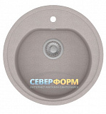 Мойка гранитная POLYGRAN F-08 серая