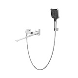 Смеситель для ванны с длинным изливом IDDIS Ramp хром RAMSBL2i10