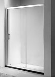 Душевая дверь Oporto Shower 8007-1CH 190x190 см раздвижная стекло прозрачное 6 мм