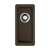 Каменная мойка Omoikiri Kata 20-U-DC Artgranit/темный шоколад прямоугольная