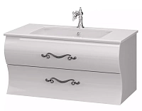 Тумба с раковиной AIMA Amethyst 100 White У40390