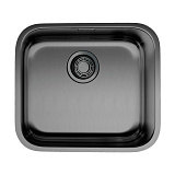 Кухонная мойка Omoikiri Omi 49-U/I-GM нержавеющая сталь/вороненая сталь прямоугольная