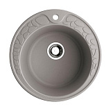 Каменная мойка Omoikiri Tovada 51-GR Artgranit/leningrad grey круглая