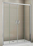 Душевое ограждение BAS LATTE WTW-TD-150-C-WE 150 прозрачное стекло
