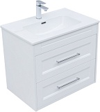 Тумба с раковиной Aquanet Бостон new 70 (Flat) цв.белый сатин