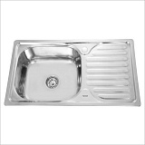 Мойка врезная Sinklight 66*42 0.6x160 выпуск 3 1/2 левая