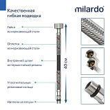 Смеситель для настольного умывальника Milardo Leap графит LEAGM01M01