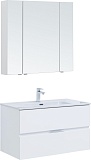 Мебель для ванной Aquanet Алвита new 90 белый матовый