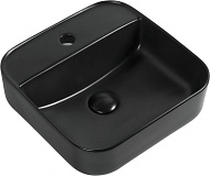 Раковина накладная Aquanet City-2-MB 38,5 черный матовый