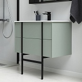 Тумба под раковину Allen Brau Reality 90 1.32006.CGM олива матовый