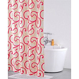 Штора для ванной комнаты Iddis Flower Lace Red 411P20RI11