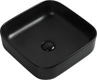 Раковина накладная Aquanet City-1-MB 38,5 черный