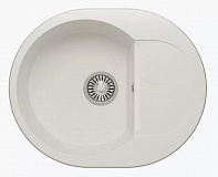 Мойка гранитная POLYGRAN Atol 620 678972 белый хлопок №36