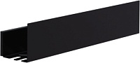 Полка Aquanet Магнум Н 60x12 черная матовая