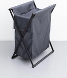 Корзина для белья Allen Brau Priority черный/серый