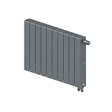 Радиатор биметаллический RIFAR SUPReMO VENTIL 500 х 10 секций ТИТАН нижнее правое подключение