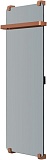 Полотенцесушитель электрический Allen Brau Infinity 120x44 с рейлингом и креплением, медь браш