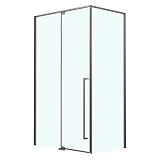 Душевое ограждение Azario MALE 1200х800х1950 прозрачное стекло 6 мм, профиль графит матовый (AZ-J50-12080-MGR-CL)