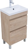 Тумба под раковину Aquanet Нота New 50 дуб светлый