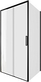 Душевой уголок Aquanet Pleasure Evo 100x80 AE65-100x80-BT профиль черный, прозрачное стекло