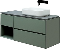 Тумба под раковину Allen Brau Infinity 120 1.21007.CGM R олива матовый