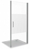 Душевое ограждение BAS PANDORA DR-100-T-CH 100 прозрачное стекло с рисунком